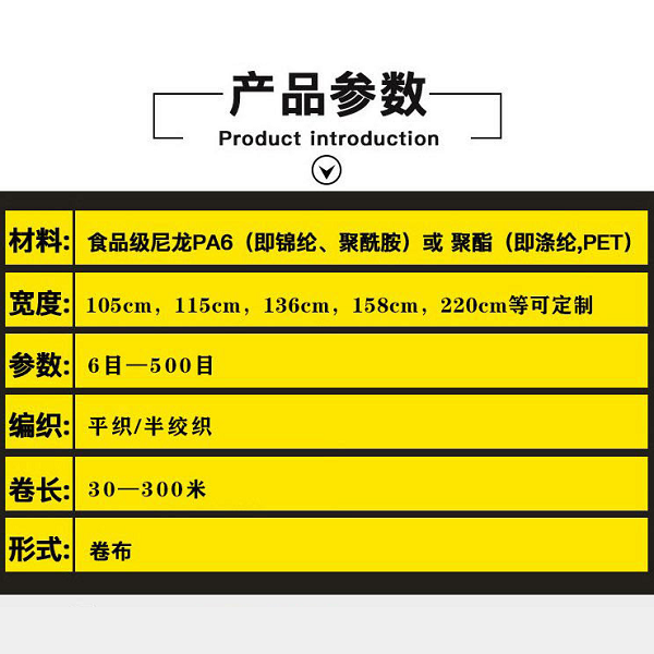 尼龍網目數